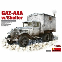 MiniArt 1/35 GAZ-AAA with Shelter Plastic Model Kit