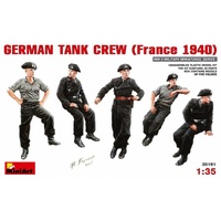 MiniArt 1/35 German Tank Crew (France 1940) Plastic Model Kit