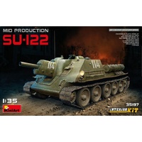 MiniArt 1/35 SU-122 (Mid Production) w/ Interior Kit Plastic Model Kit