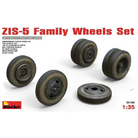 MiniArt 1/35 ZIS-6 Family Wheels Set Plastic Model Kit