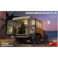 MiniArt 1/35 German Command Bus GAZ-05-193 Plastic Model Kit