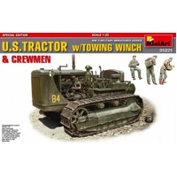MiniArt 1/35 U.S.Tractor w/Towing Winch & Crewmen.Special Ed Plastic Model Kit