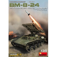 MiniArt 1/35 BM-8-24 Self-Propelled Rocket Launcher. Int. Kit Plastic Model Kit