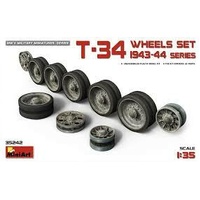 MiniArt 1/35 T-34 Wheels Set. 1943-44 Series Plastic Model Kit