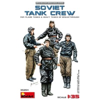 MiniArt 1/35 Soviet TankCrew(forFlameTanks&HeavyTanksofBreak) Plastic Model Kit