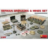 MiniArt 1/35 German Grenades & Mines Set Plastic Model Kit
