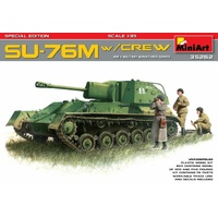 MiniArt 1/35 SU-76M w/Crew Special Edition Plastic Model Kit