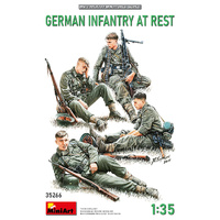 MiniArt 1/35 German Infantry at Rest Plastic Model Kit
