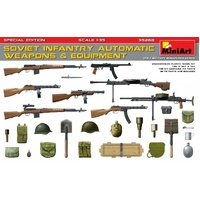 MiniArt 1/35 Sov.Inf.Automatic Weapons&Equipment.Sp.Ed. Plastic Model Kit