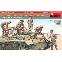 MiniArt 1/35 German Tank Crew.”Afrika Korps”. Special Edition Plastic Model Kit