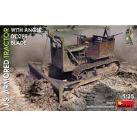 MiniArt 1/35 U.S. Armored Tractor w/Angle Dozer Blade Plastic Model Kit