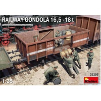 MiniArt 1/35 Railway Gondola 16.5-18 t Plastic Model Kit