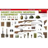 MiniArt 1/35 Soviet Infantry Weapons and Equipment. Spec. Ed. Plastic Model Kit