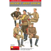 MiniArt 1/35 Soviet Jeep Crew. Special Edition Plastic Model Kit