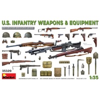 MiniArt 1/35 U.S. Infantry Weapons & Equipment Plastic Model Kit