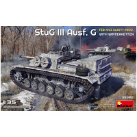 MiniArt 1/35 StuG III Ausf. G Feb 1943 Alkett Prod. with Winterketten  Plastic Model Kit