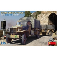 MiniArt 1/35 G7107 Cargo Truck with Ben Hur Trailer Plastic Model Kit