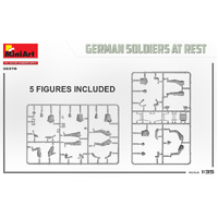 MiniArt 1/35 GERMAN SOLDIERS AT REST. SPECIAL EDITION Plastic Model Kit