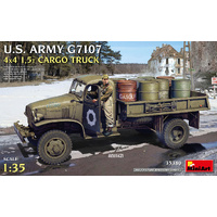 MiniArt 1/35 U.S. ARMY G7107 4X4 1.5t CARGO TRUCK Plastic Model Kit