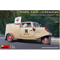 MiniArt 1/35 Tempo A400 Lieferwagen. German 3-Wheel Delivery Van Plastic Model Kit