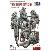 MiniArt 1/35 TOTENKOPF DIVISION. KHARKOV 1943. RESIN HEADS Plastic Model Kit
