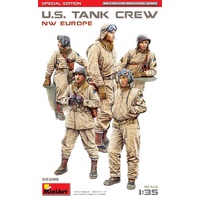 MiniArt 1/35 U.S. Tank Crew ( NW Europe). Special Edition Plastic Model Kit