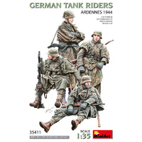 MiniArt 1/35 German Tank Riders (Ardennes 1944) Plastic Model Kit