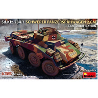 MiniArt 1/35 Sd.Kfz.234/1 Schwerer Panzersp?hwagen (2 cm). Late Mod Plastic Model Kit