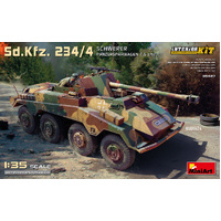 MiniArt 1/35 Sd.Kfz. 234/4 Schwerer Panzerspahwagen 7.5 cm. Interior Kit Plastic Model Kit