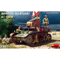 MiniArt 1/35 Japanese M3 Stuart w/ Crew Plastic Model Kit