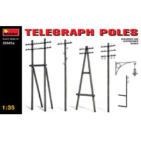MiniArt 1/35 Telegraph Poles Plastic Model Kit