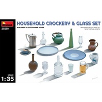 MiniArt 1/35 Household Crockery & Glass Set Plastic Model Kit