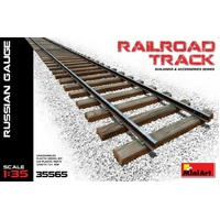 MiniArt 1/35 Railroad Track (Russian Gauge) Plastic Model Kit