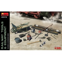 MiniArt 1/35 Railway Tools & Equipment Plastic Model Kit