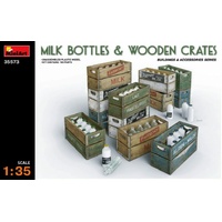 MiniArt 1/35 Milk Bottles & Wooden Crates Plastic Model Kit