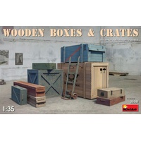 MiniArt 1/35 Wooden Boxes & Crates Plastic Model Kit