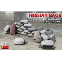MiniArt 1/35 Hessian Bags(sand. cement.vegetables. flour etc) Plastic Model Kit