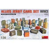 MiniArt 1/35 Allies Jerry Cans Set WW2 Plastic Model Kit