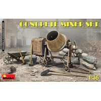 MiniArt 1/35 Concrete Mixer Set Plastic Model Kit