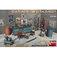 MiniArt 1/35 Garage Workshop Plastic Model Kit
