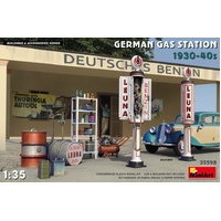 MiniArt 1/35 German Gas Station 1930-40s Plastic Model Kit