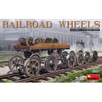 MiniArt 1/35 Railroad Wheels Plastic Model Kit
