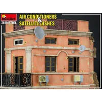 MiniArt 1/35 Air Conditioners & Satellite Dishes Plastic Model Kit