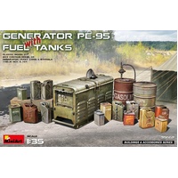 MiniArt 1/35 Generator PE-95 with Fuel Tanks Plastic Model Kit