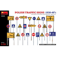 MiniArt 1/35 Polish Traffic Signs 1930-40’s Plastic Model Kit
