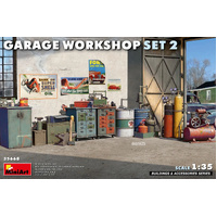 MiniArt 1/35 Garage Workshop Set #2 Plastic Model Kit