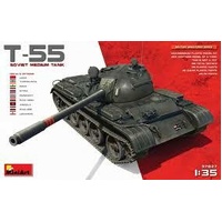 MiniArt 1/35 T-55 Soviet Medium Tank Plastic Model Kit
