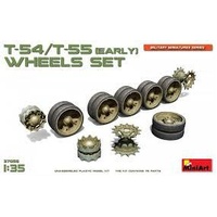 MiniArt 1/35 T-54/T-55(Early) Wheels Set Plastic Model Kit