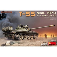 MiniArt 1/35 T-55 Mod. 1970 w/OMSh Tracks Plastic Model Kit