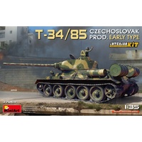 MiniArt 1/35 T-34/85 Czechoslovak Prod. Early Type. Interior Kit Plastic Model Kit